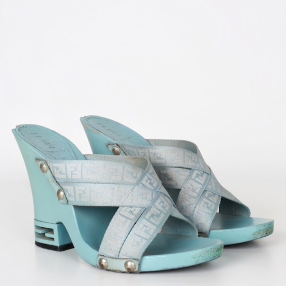 Vintage Fendi Wedge Heels